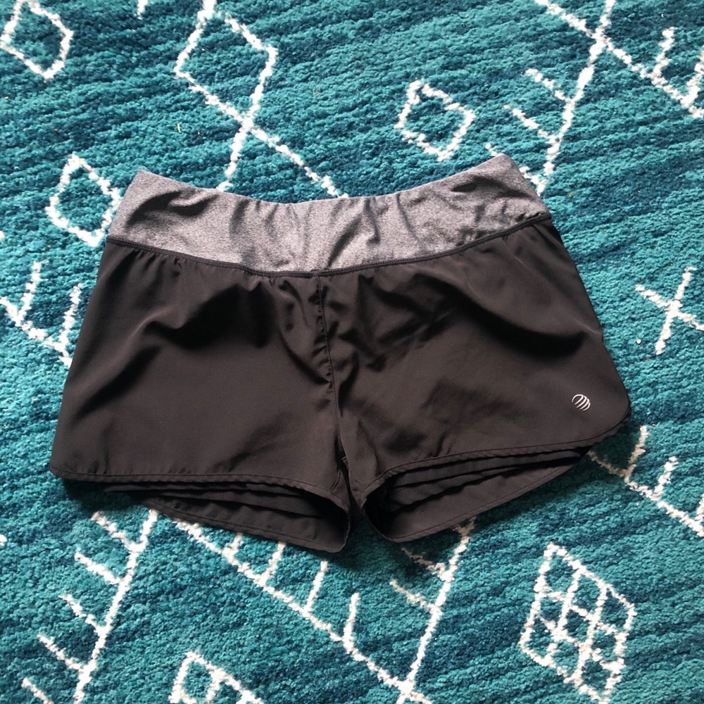 Black Running Shorts with Spandex